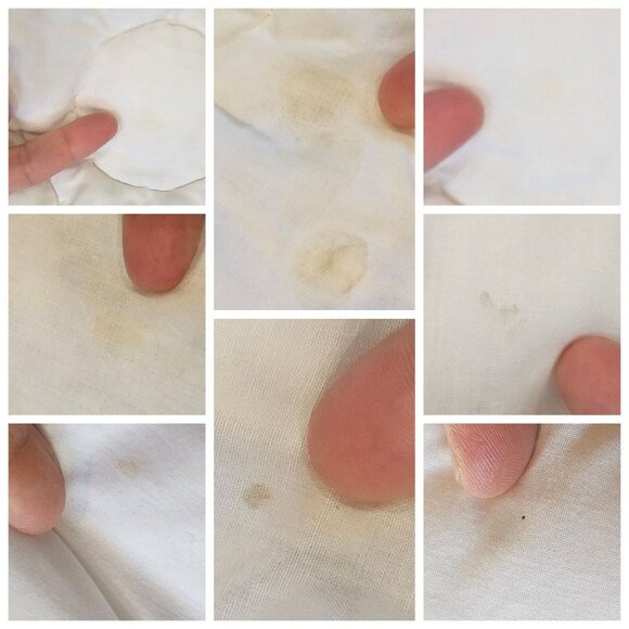 Vintage Kitschy Baby Quilt Blanket Clown Animals Balloons White Lace‎ 41 X 50 - Picture 10 of 13